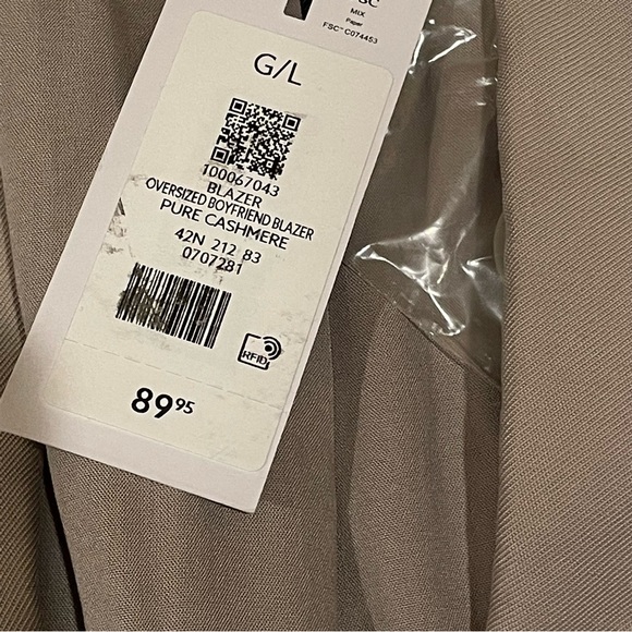 Dynamite women’s oversized Boyfriend blazer size L - Picture 7 of 8